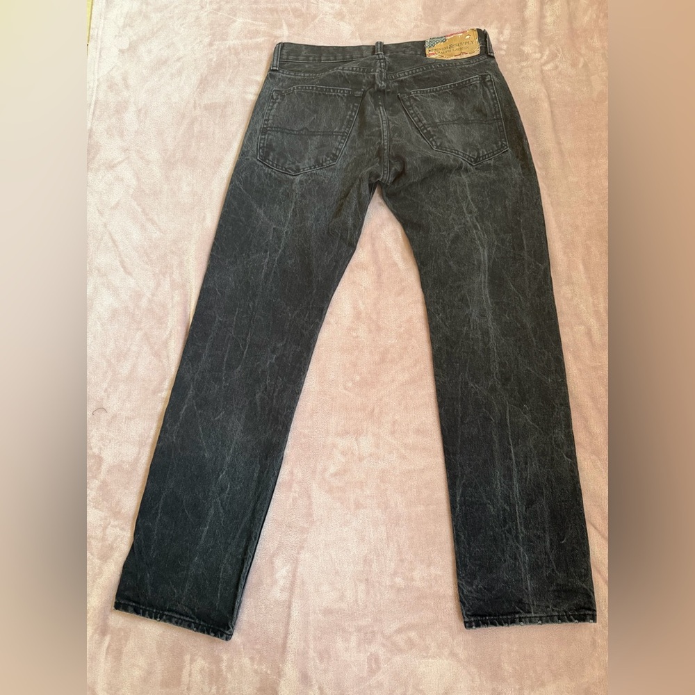 VINTAGE Denim & Supply Ralph
Lauren Mens Jeans Black 31/ 32
Cotton Distressed